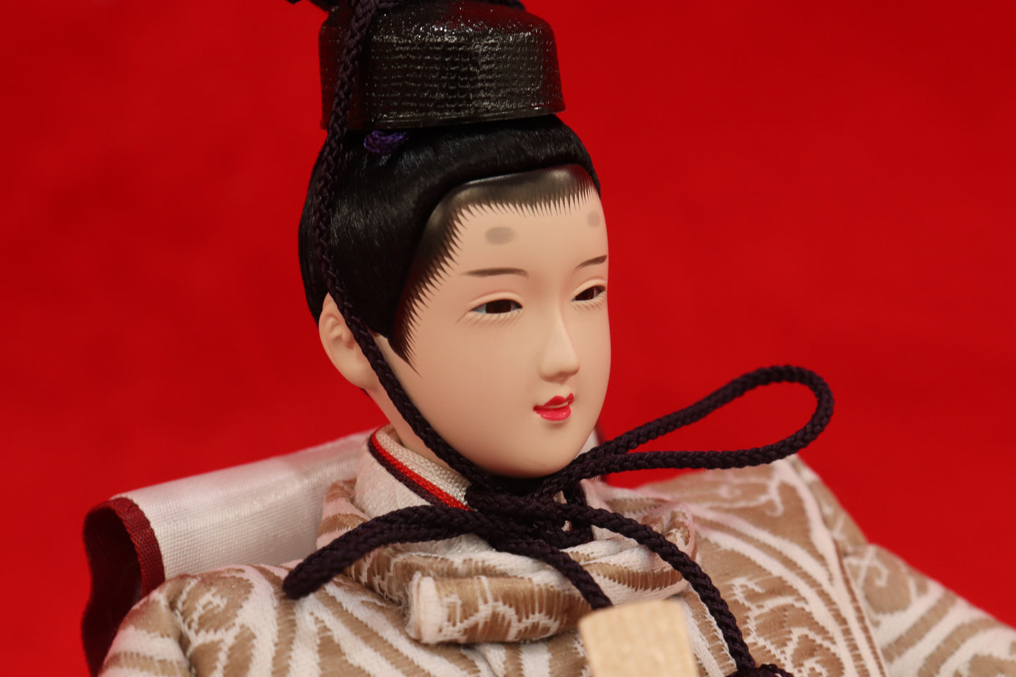 親王飾り雛人形セット (55㎝×33㎝×28㎝)