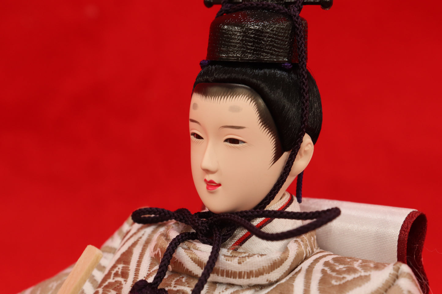 親王飾り雛人形セット (55㎝×33㎝×28㎝)