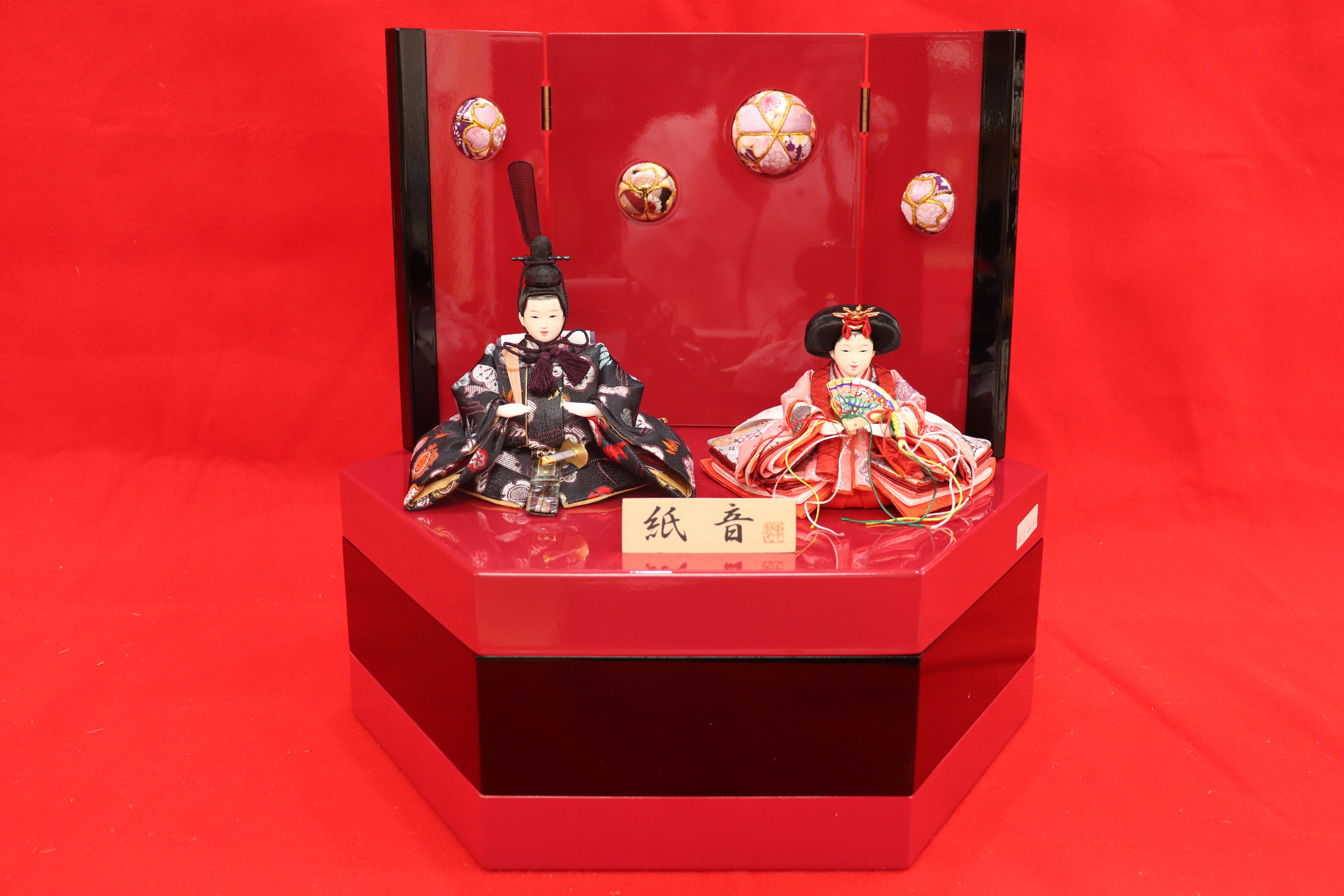収納親王飾り雛人形セット(40cmx40cmx40cm) – 大野屋公式