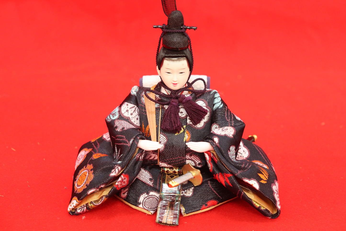 収納親王飾り雛人形セット(40cmx40cmx40cm)