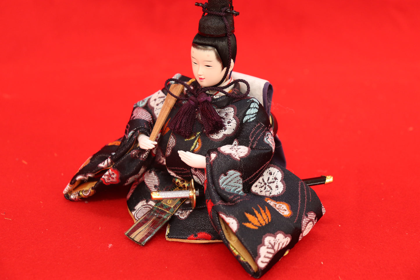 収納親王飾り雛人形セット(40cmx40cmx40cm)