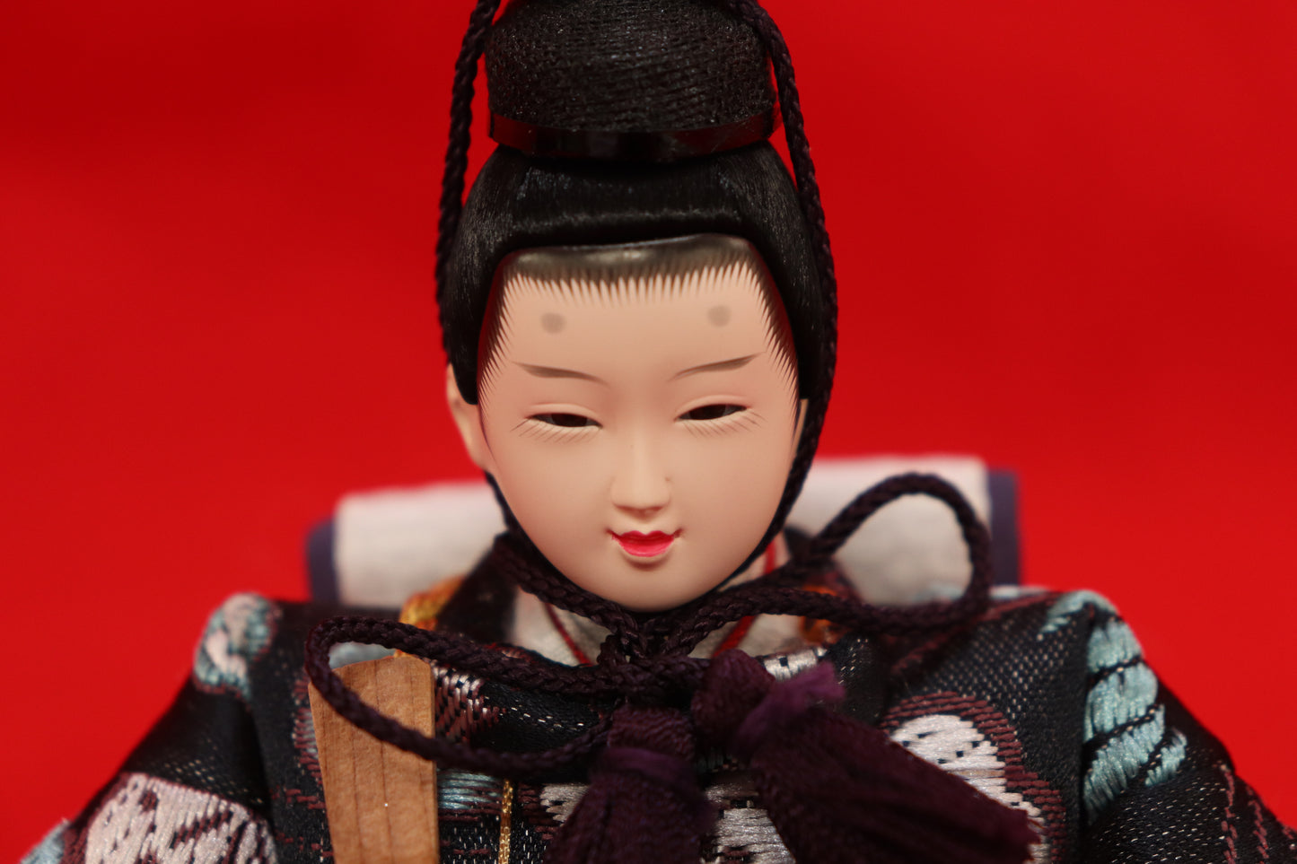 収納親王飾り雛人形セット(40cmx40cmx40cm)