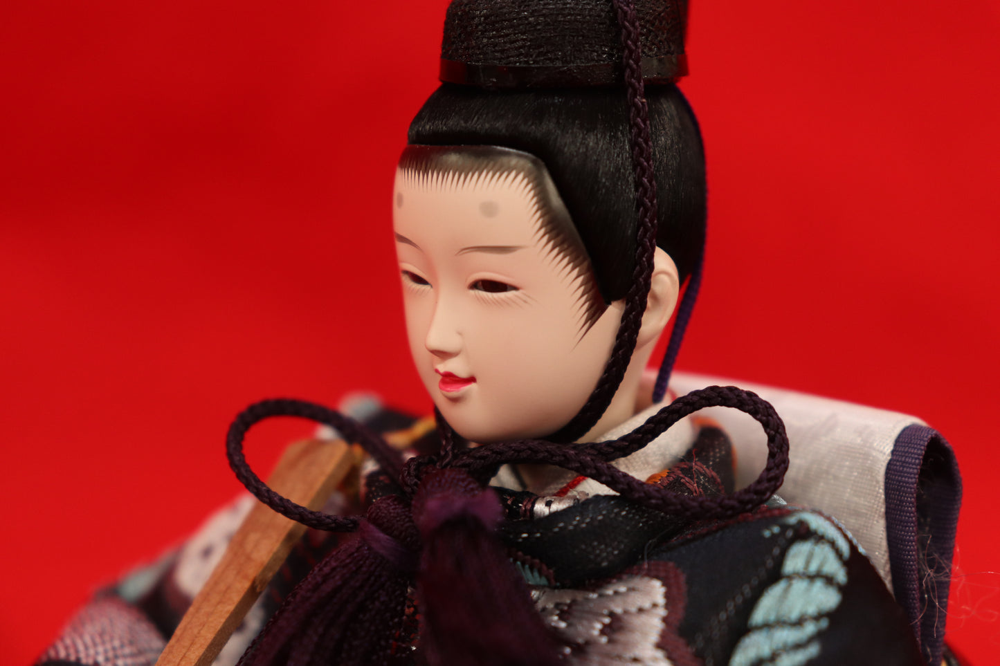 収納親王飾り雛人形セット(40cmx40cmx40cm)