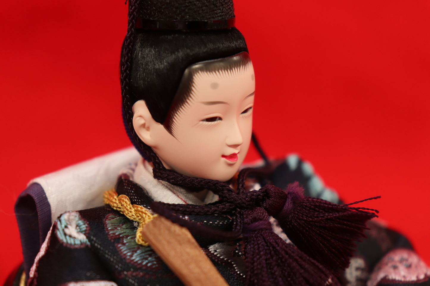 収納親王飾り雛人形セット(40cmx40cmx40cm)