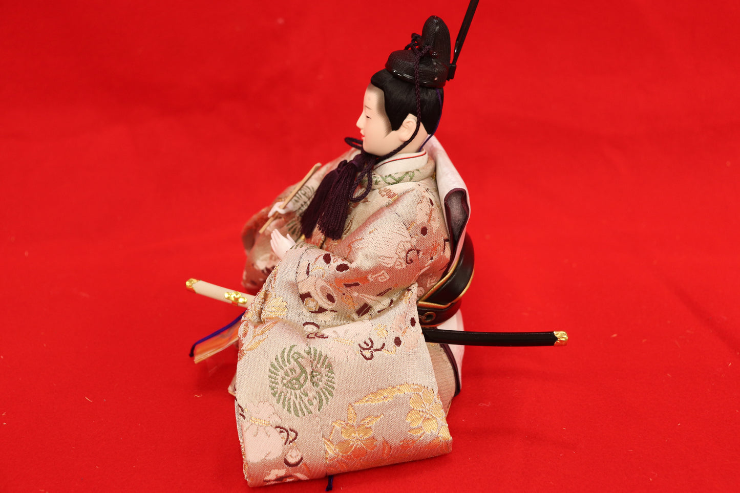 収納親王飾り雛人形セット(72cmx43cmx61cm)