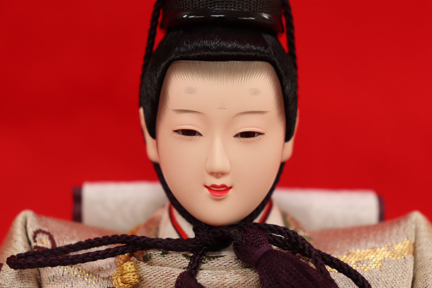 収納親王飾り雛人形セット(72cmx43cmx61cm)