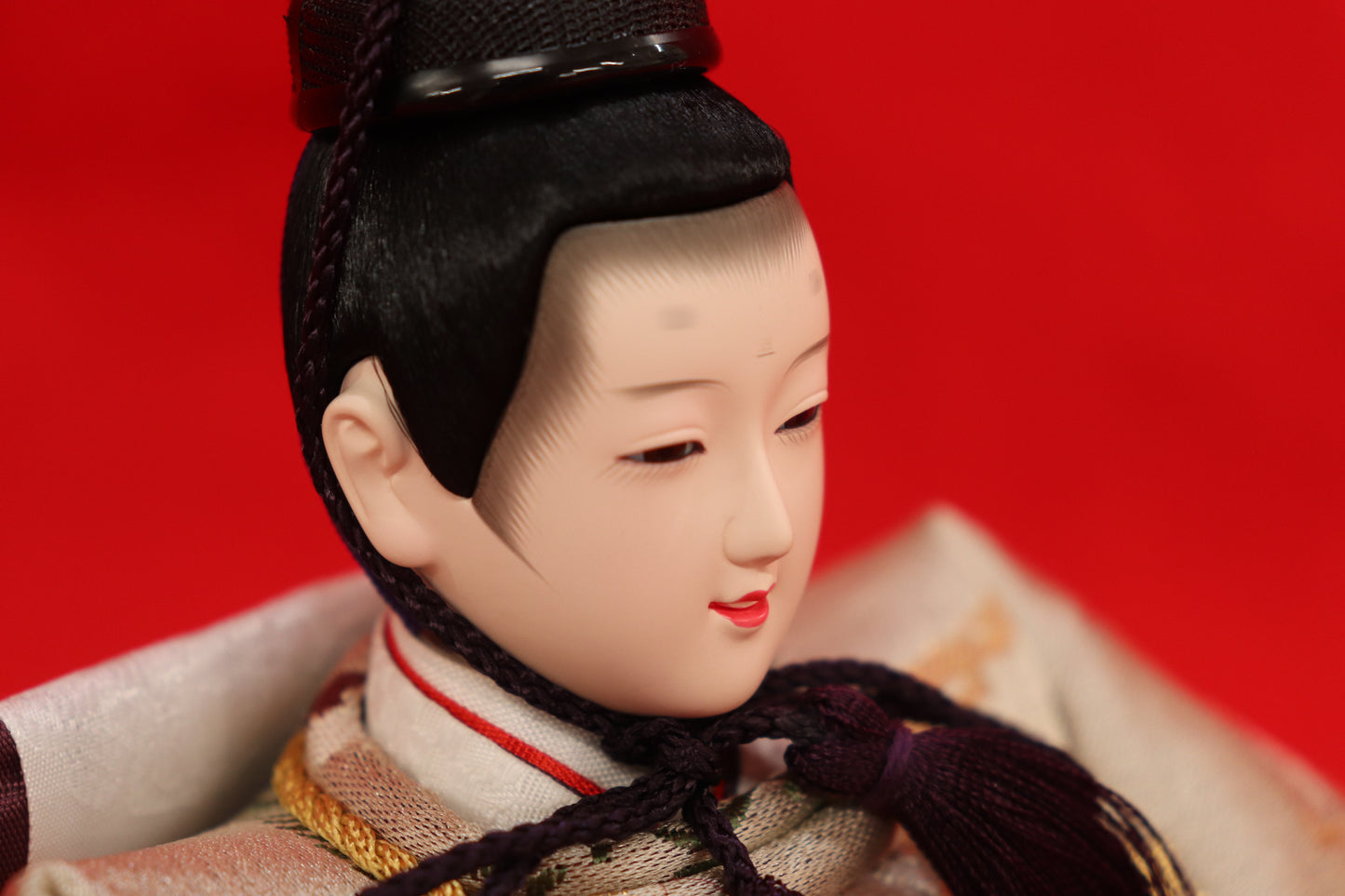 収納親王飾り雛人形セット(72cmx43cmx61cm)