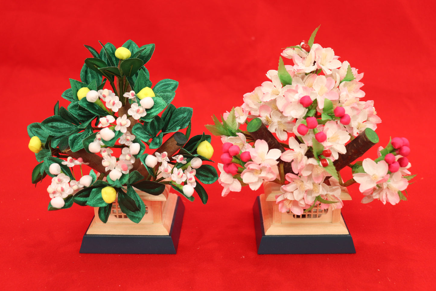 収納親王飾り雛人形セット(72cmx43cmx61cm)