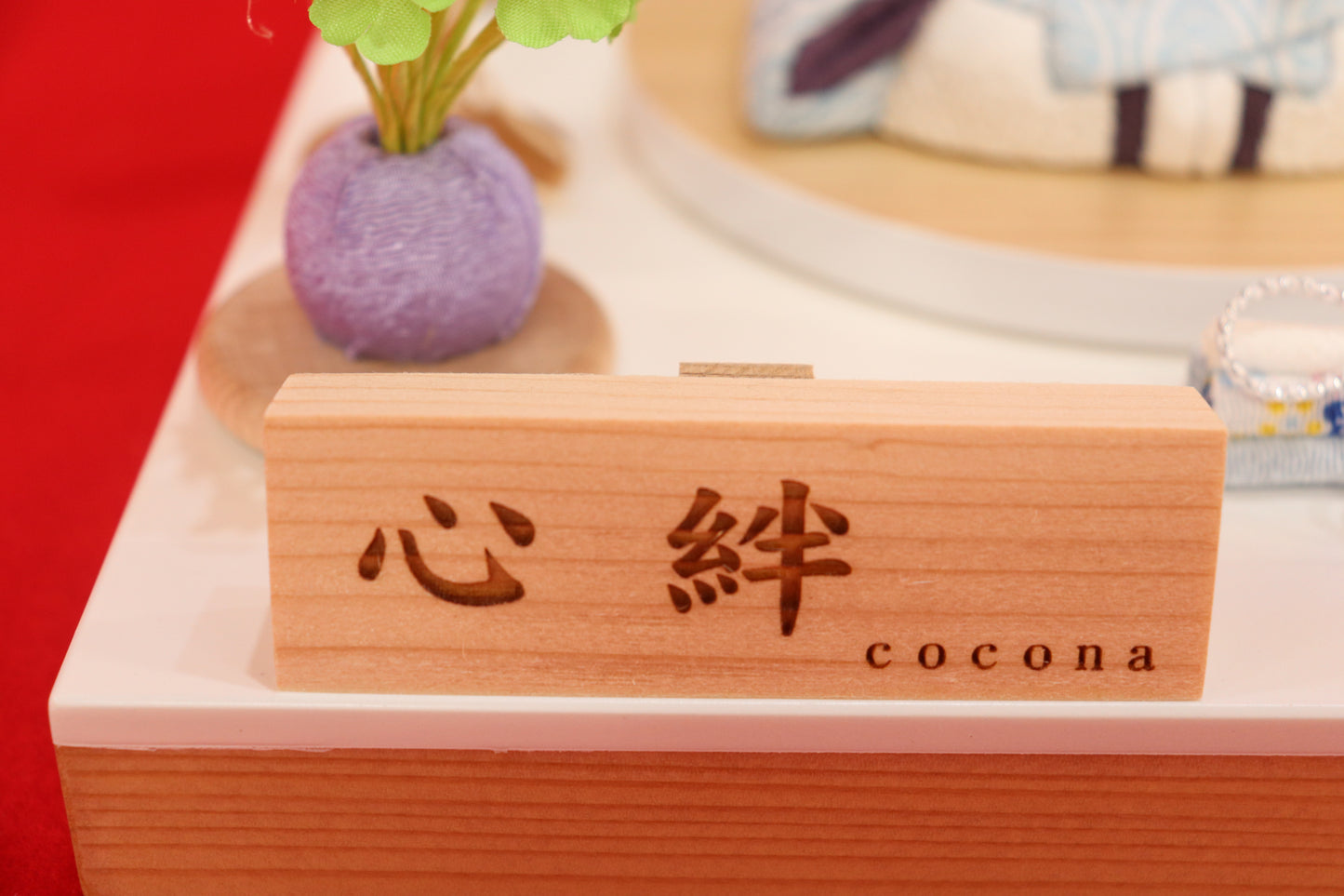 木目込み 親王飾り雛人形セット(35cmx25cmx24cm)