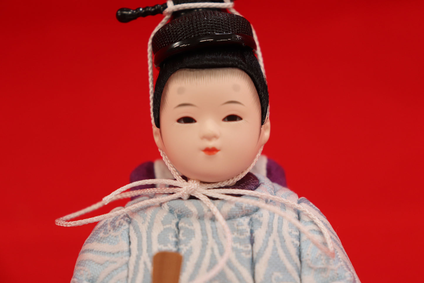 木目込み 親王飾り雛人形セット(35cmx25cmx24cm)