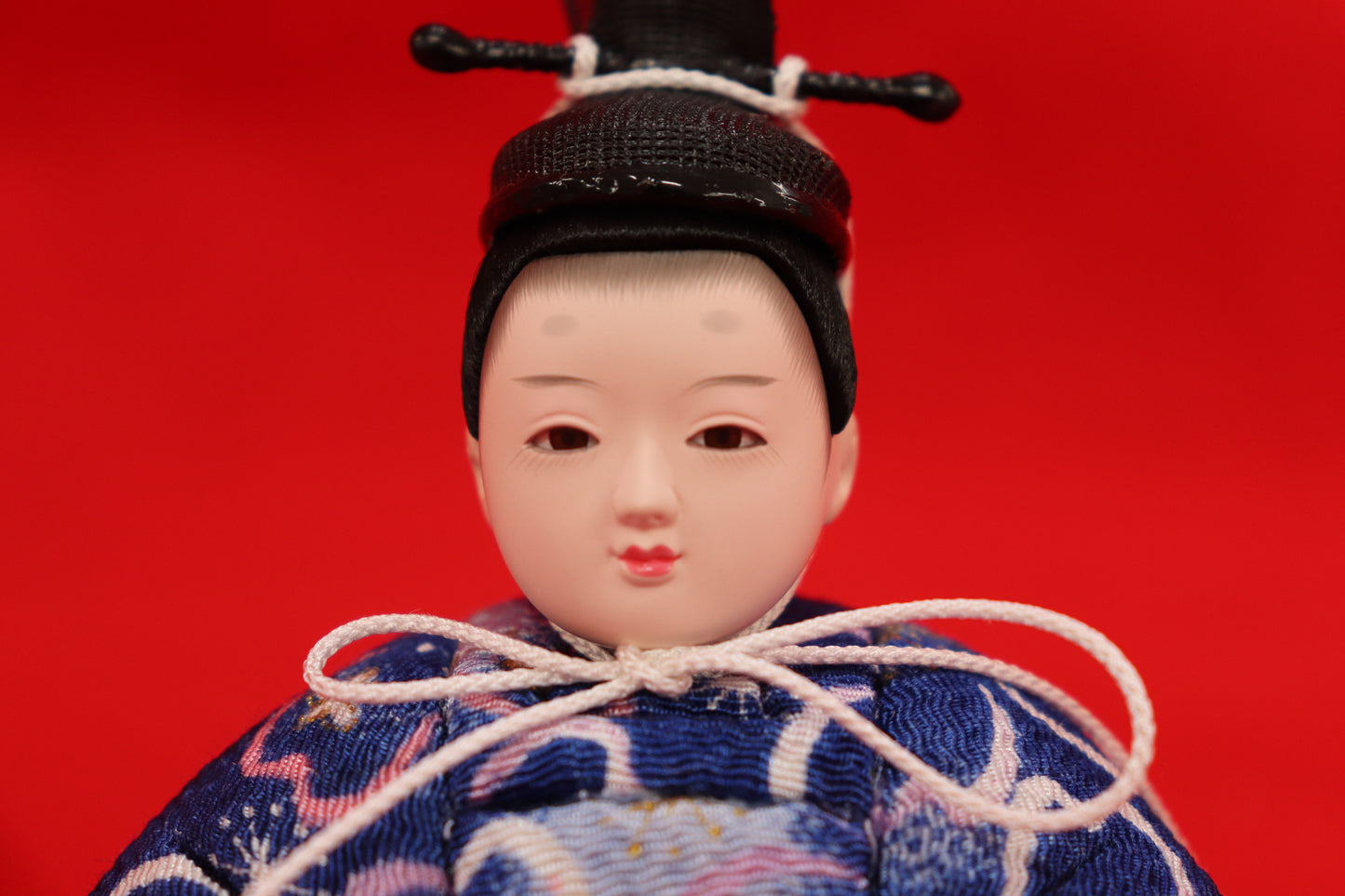 親王木目込み飾り雛人形セット(40cmx24cmx19cm)