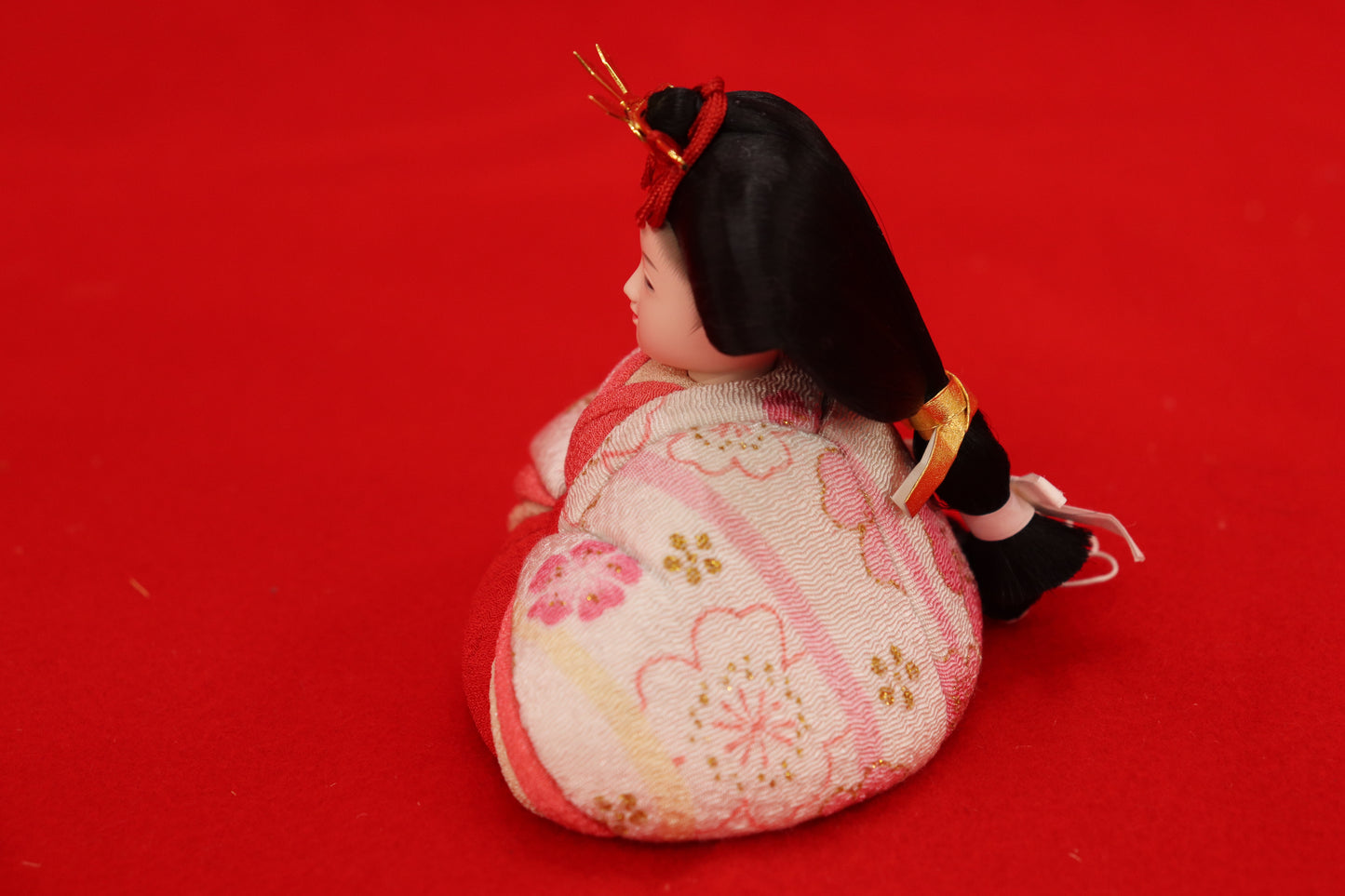 親王木目込み飾り雛人形セット(40cmx24cmx19cm)