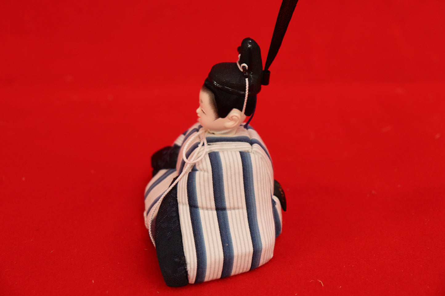 木目込み 親王飾り雛人形セット(40cmx25cmx17cm)