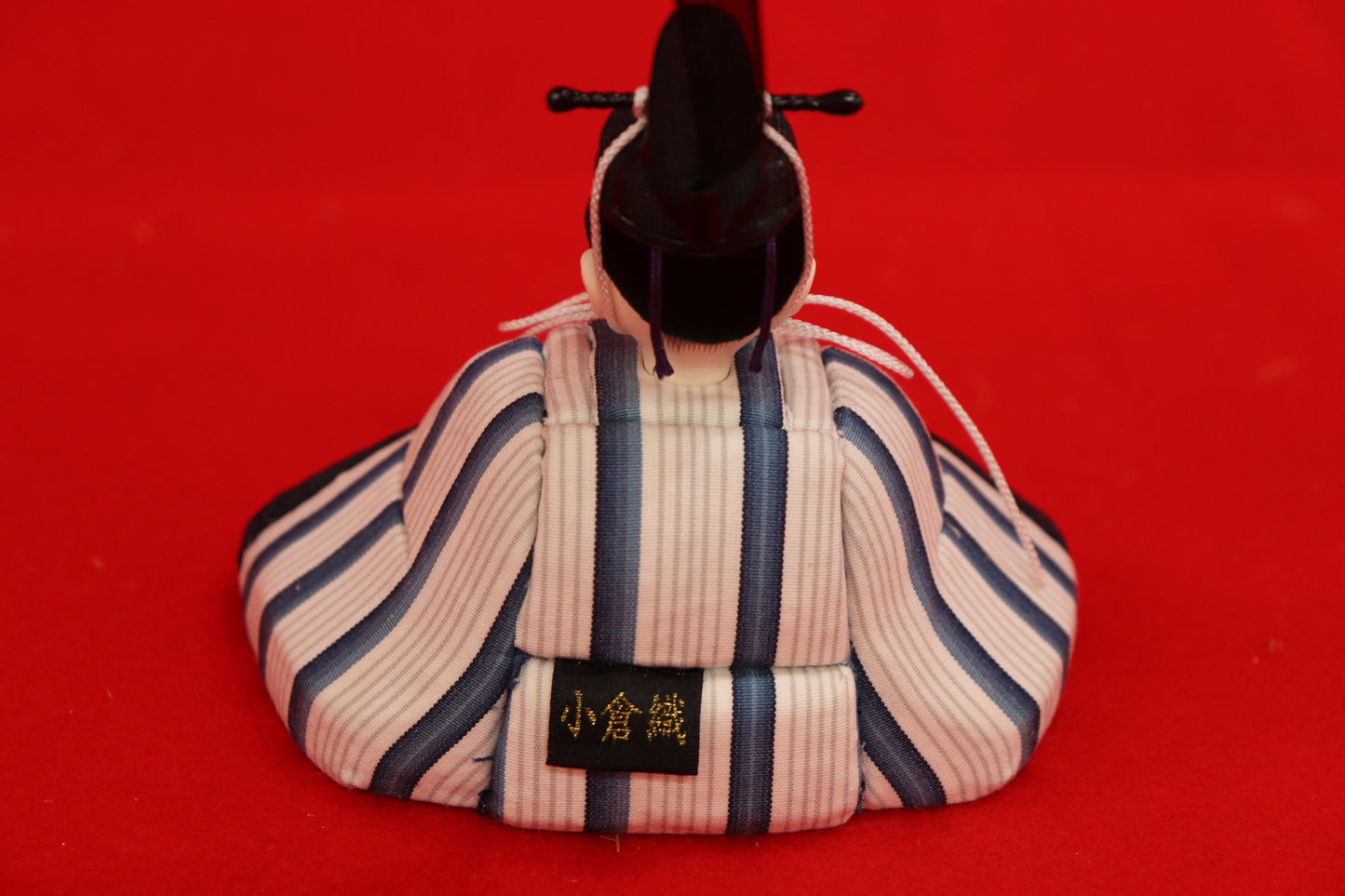 木目込み 親王飾り雛人形セット(40cmx25cmx17cm)