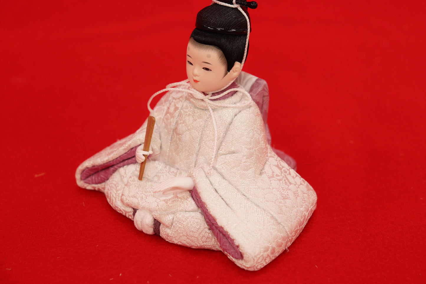 木目込み 親王飾り雛人形セット(36cmx25cmx30cm)