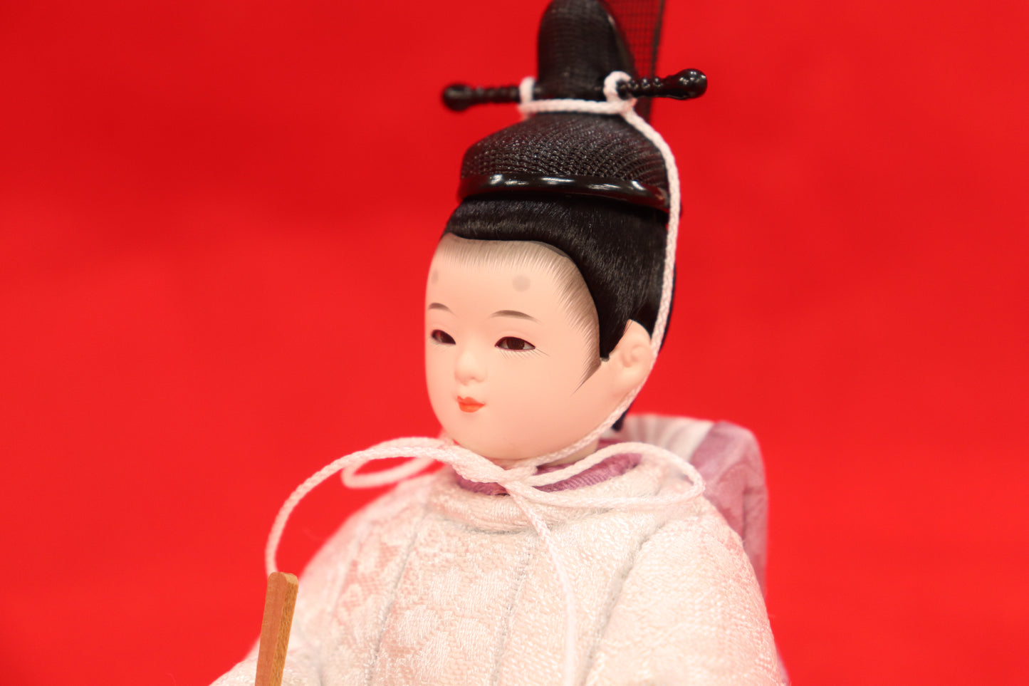 木目込み 親王飾り雛人形セット(36cmx25cmx30cm)