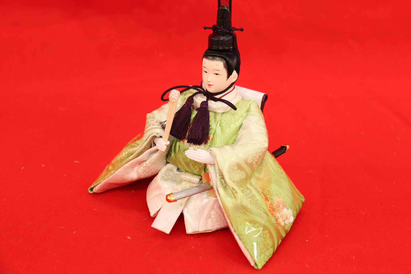 収納親王飾り雛人形セット(50cmx31cmx45cm)