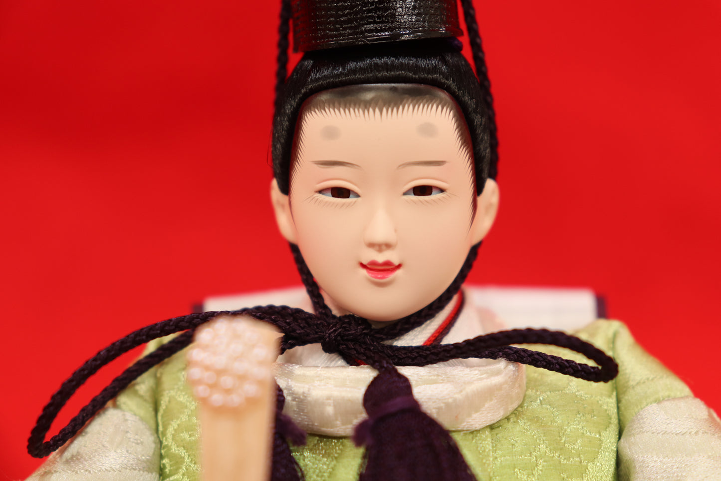 収納親王飾り雛人形セット(50cmx31cmx45cm)
