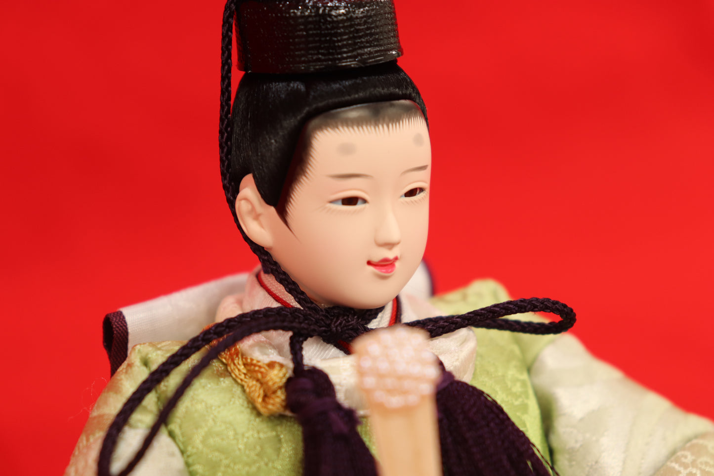 収納親王飾り雛人形セット(50cmx31cmx45cm)