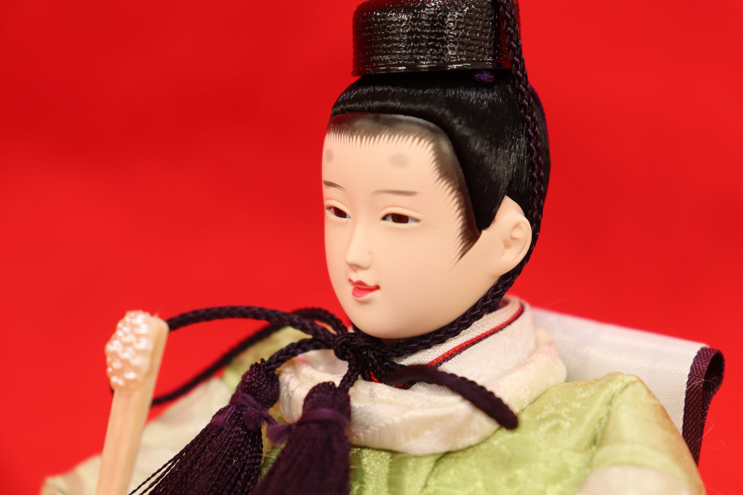 収納親王飾り雛人形セット(50cmx31cmx45cm)