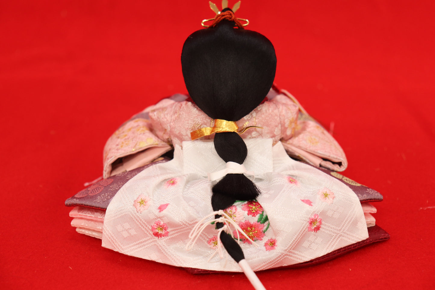 収納親王飾り雛人形セット(43cm×28cm×36cm)