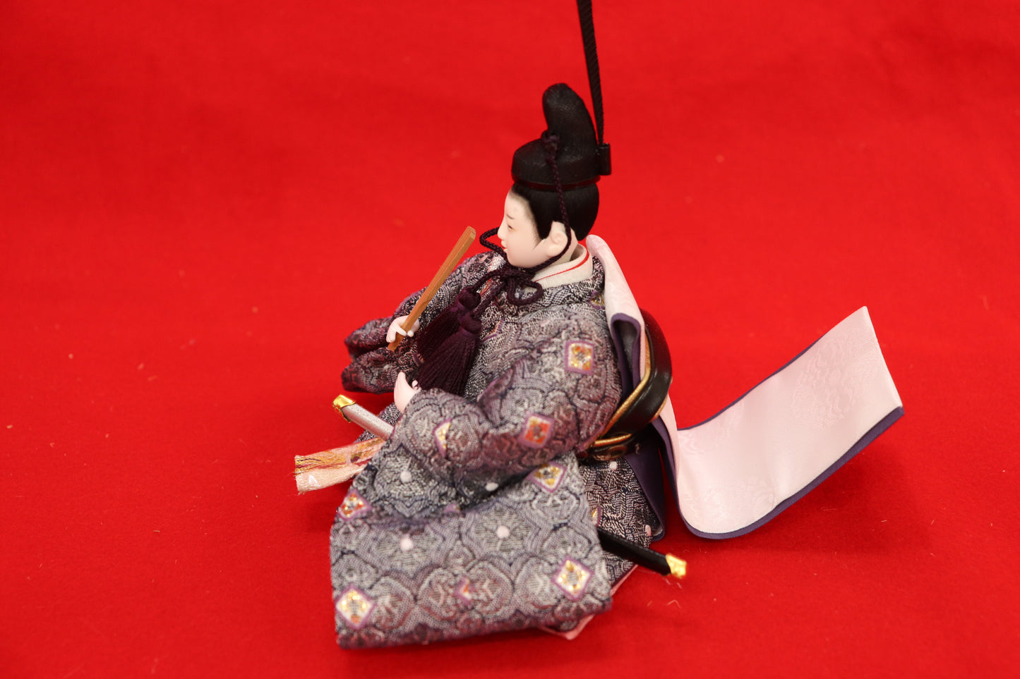 収納親王飾り雛人形セット(43cm×28cm×36cm)