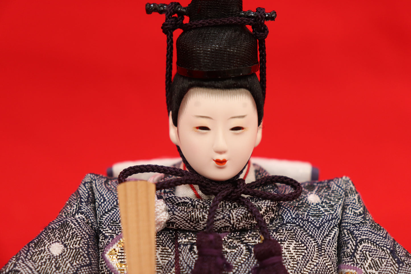 収納親王飾り雛人形セット(43cm×28cm×36cm)