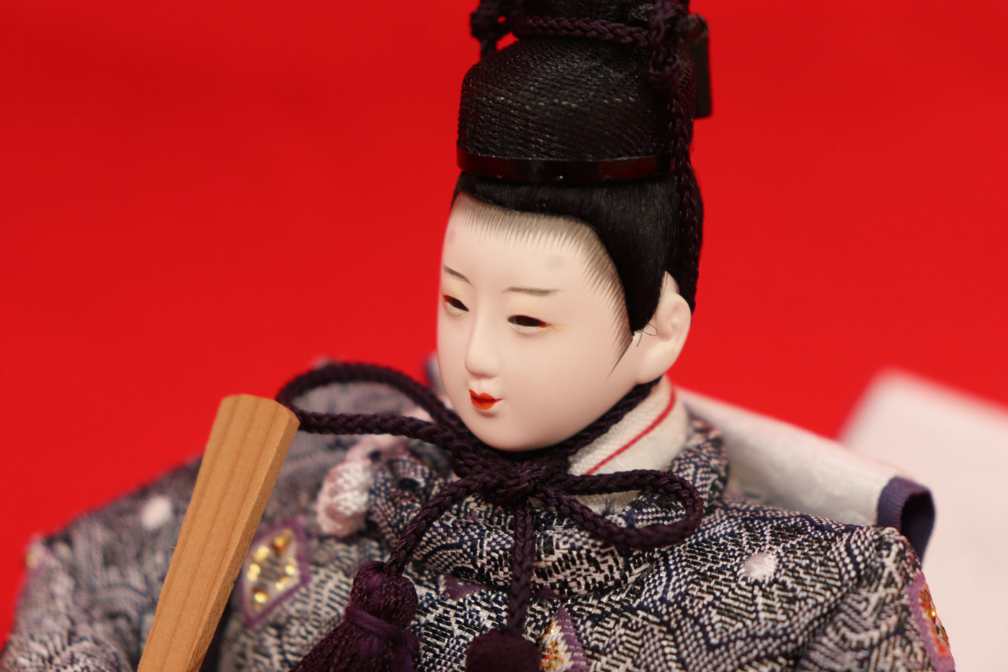 収納親王飾り雛人形セット(43cm×28cm×36cm)