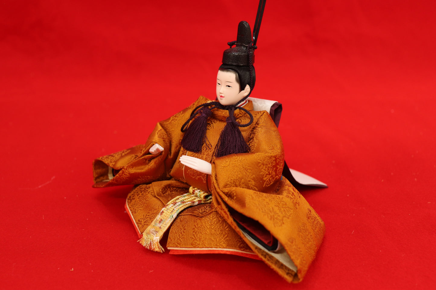 収納五人飾り雛人形セット(50cmx46cmx53cm)