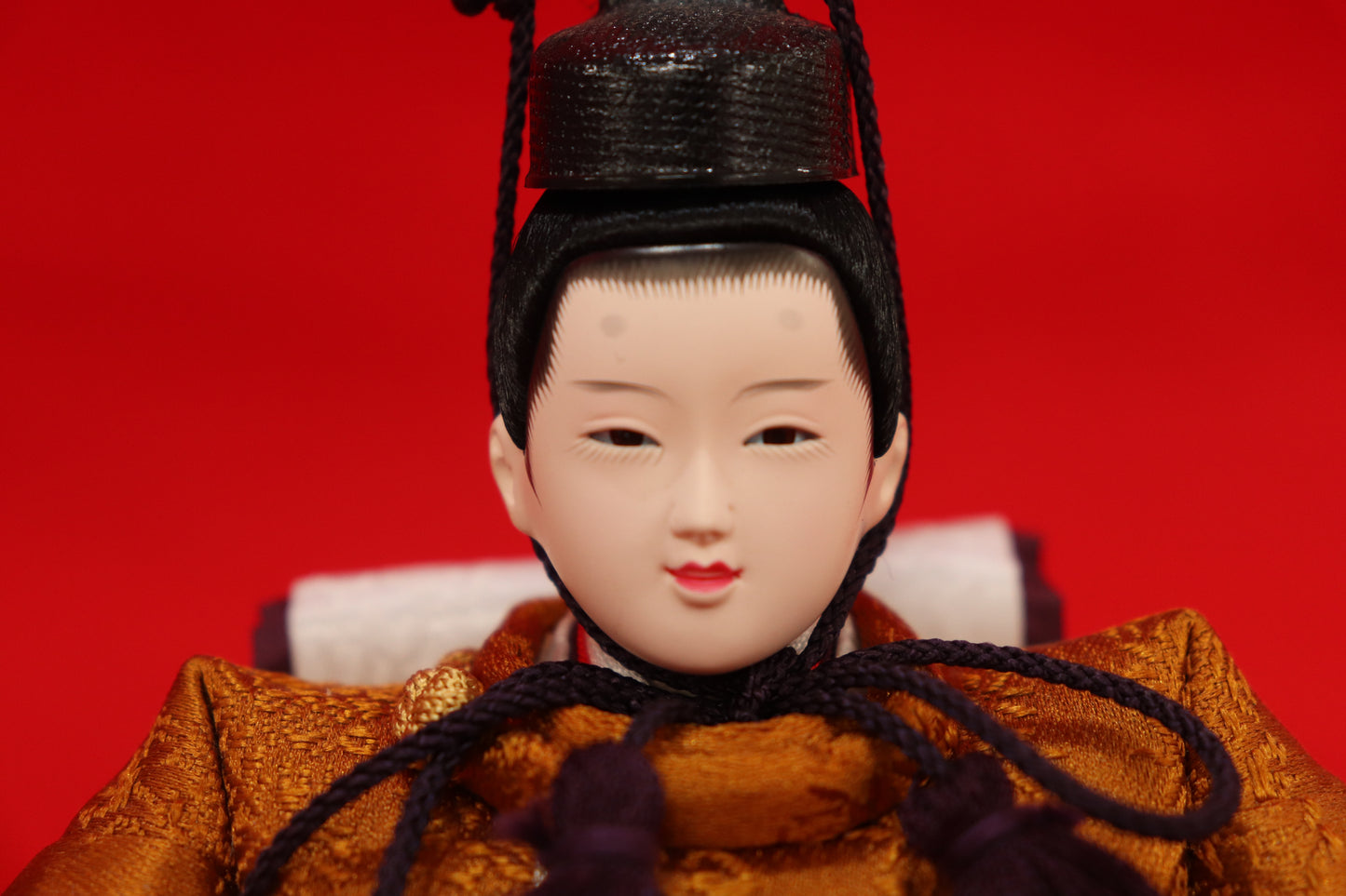 収納五人飾り雛人形セット(50cmx46cmx53cm)