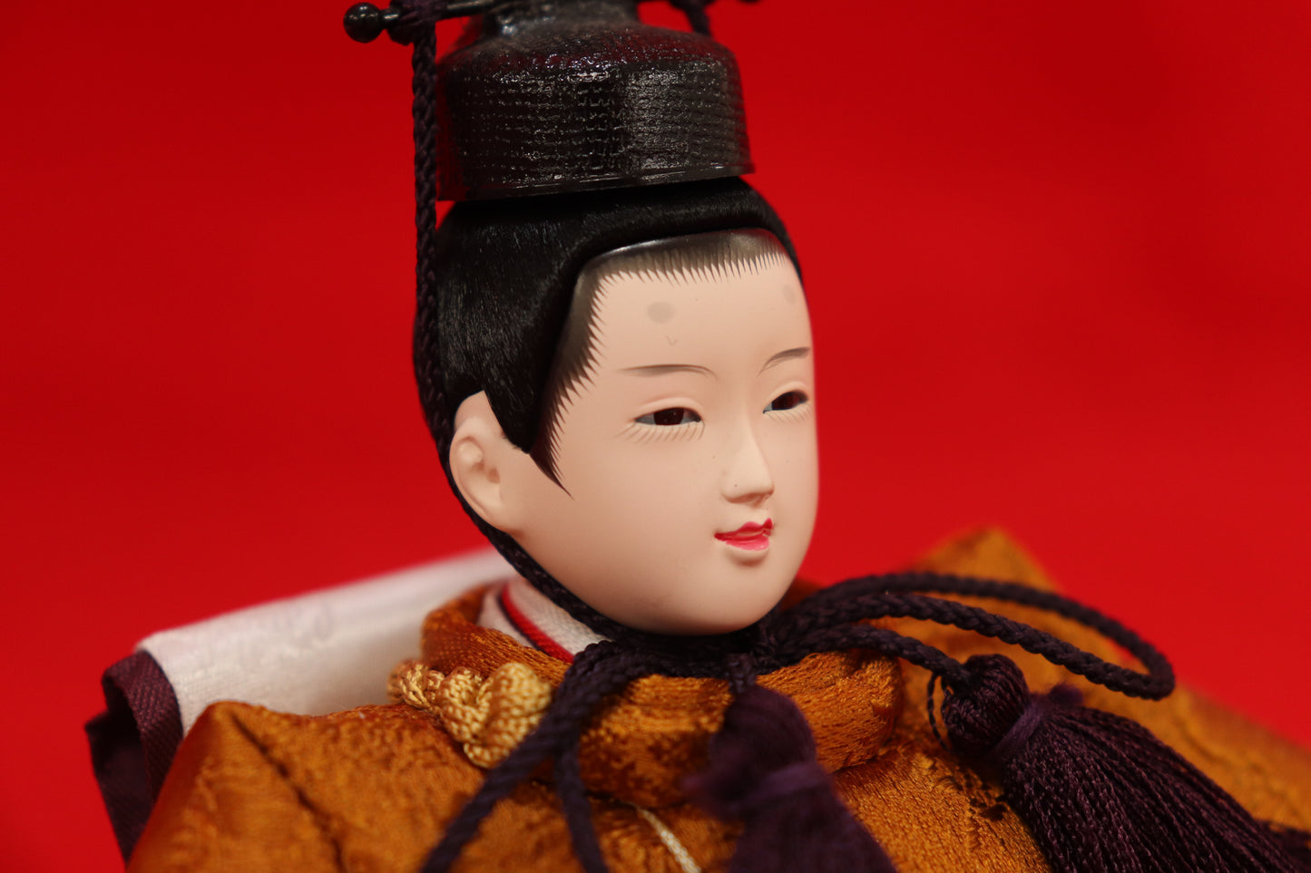 収納五人飾り雛人形セット(50cmx46cmx53cm)