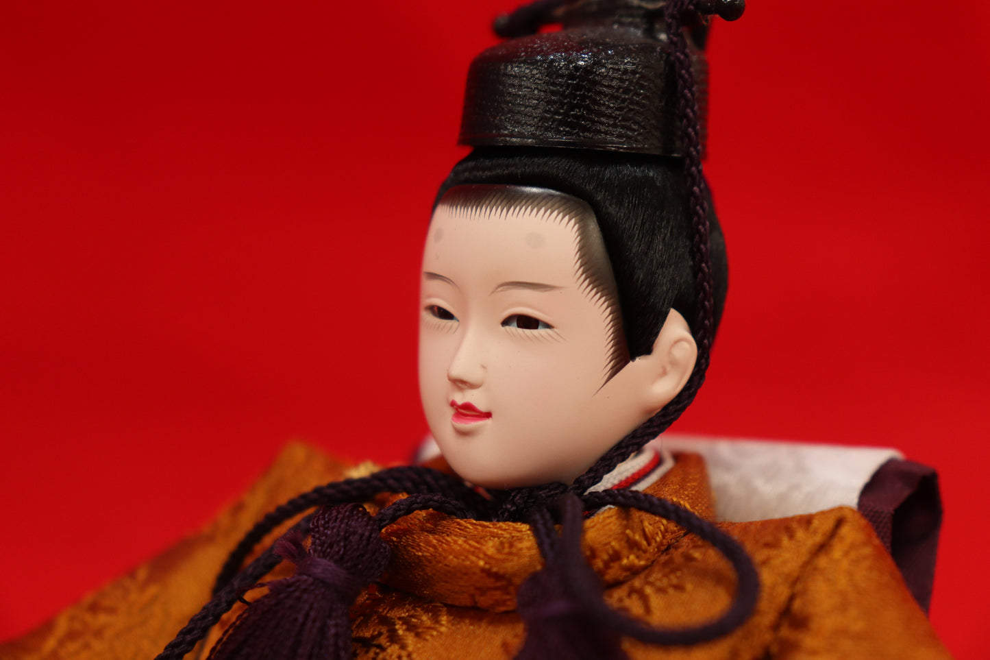 収納五人飾り雛人形セット(50cmx46cmx53cm)