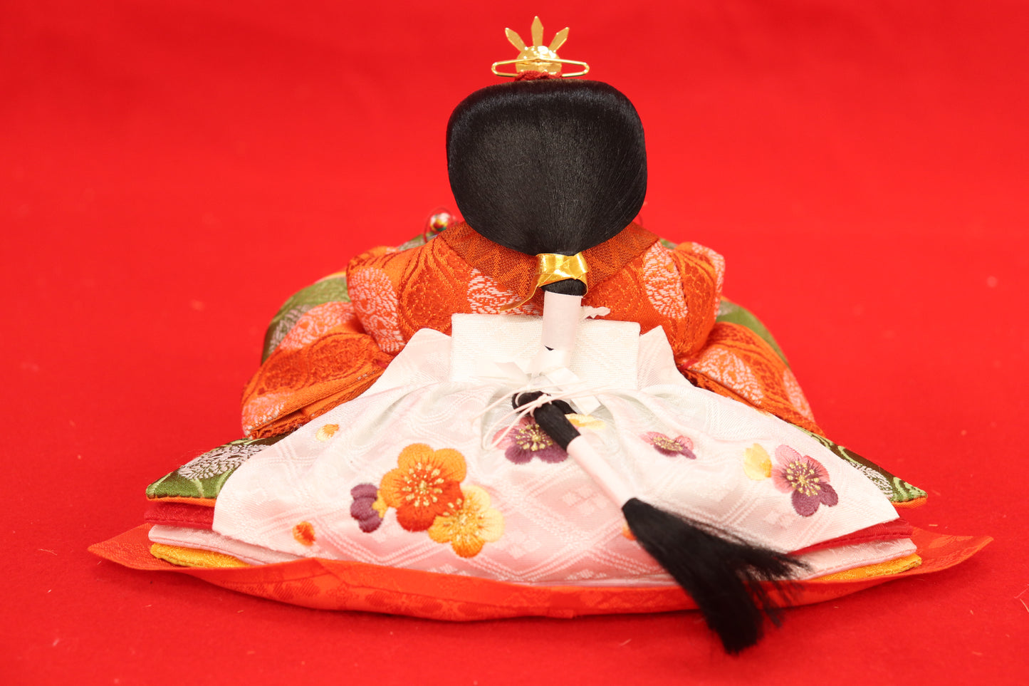 収納五人飾り雛人形セット(50cmx46cmx53cm)