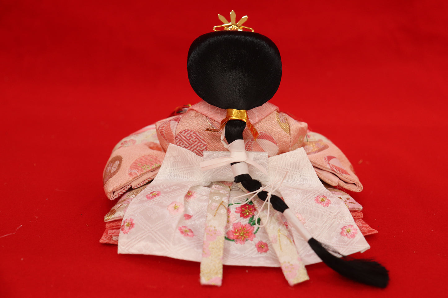 収納五人飾り雛人形セット(50cmx47cmx54cm)