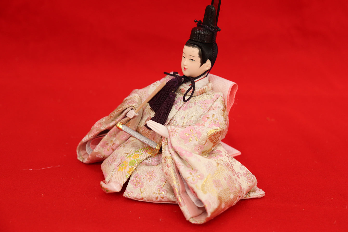収納五人飾り雛人形セット(50cmx47cmx54cm)