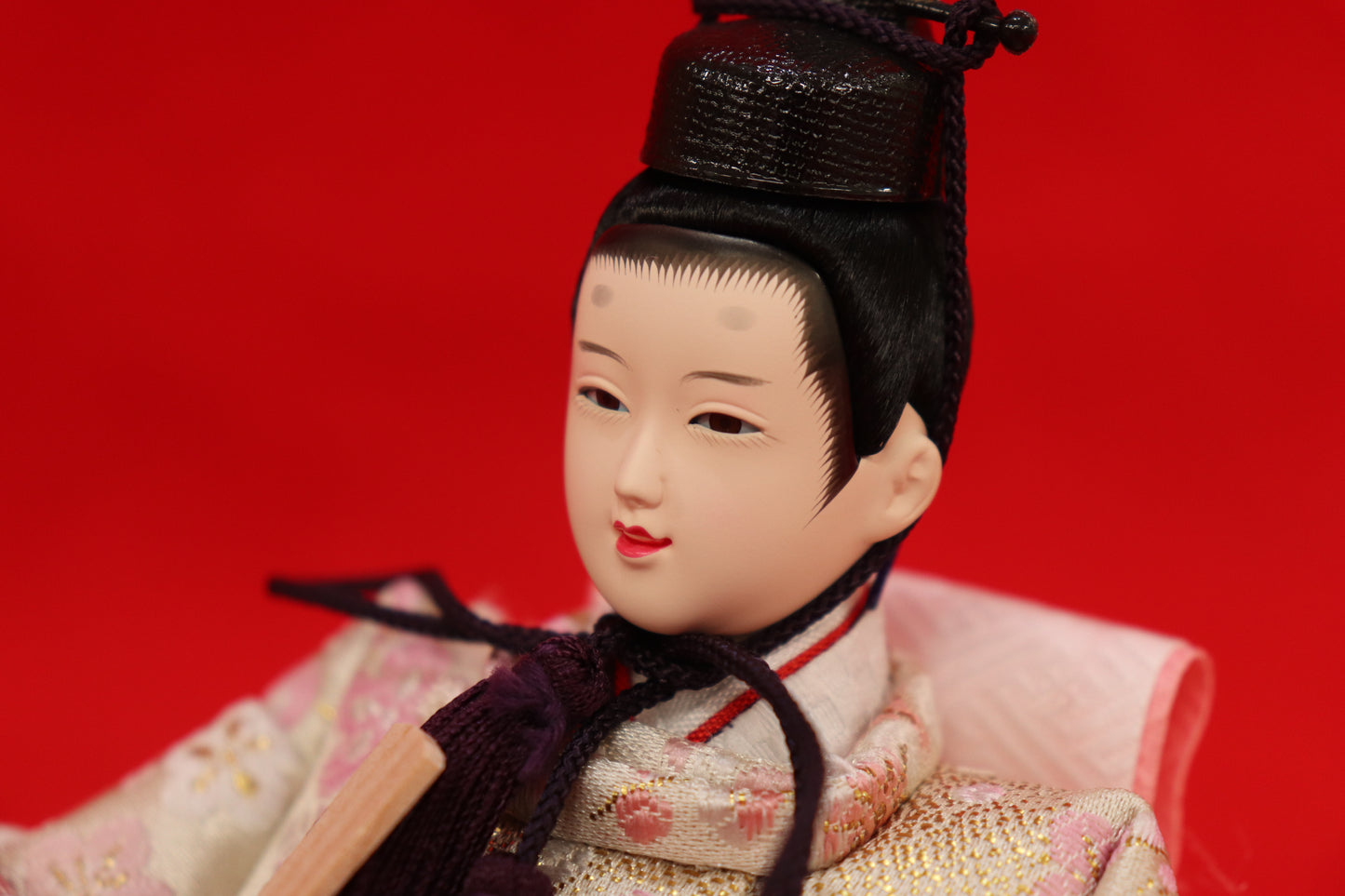 収納五人飾り雛人形セット(50cmx47cmx54cm)