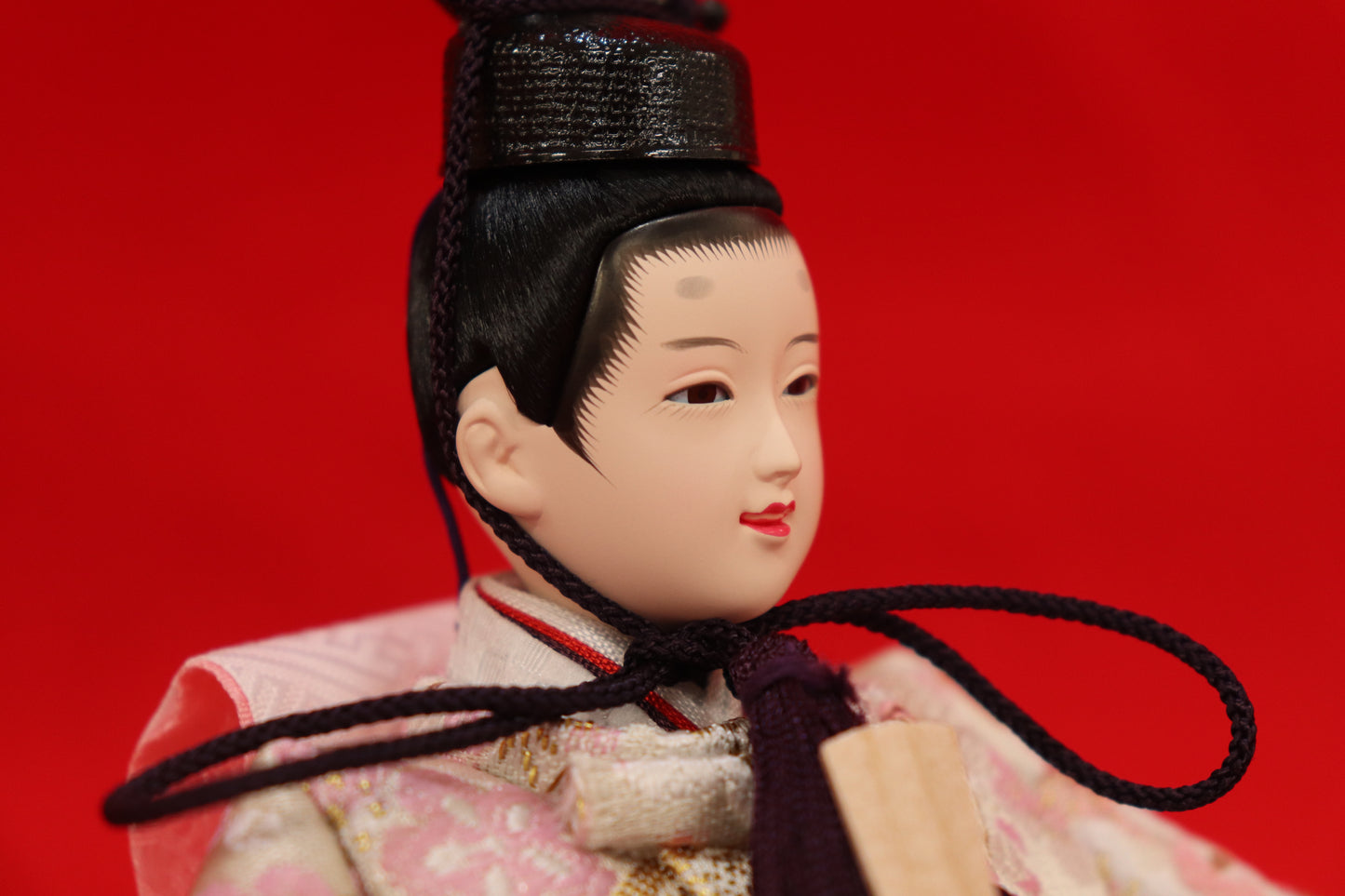 収納五人飾り雛人形セット(50cmx47cmx54cm)