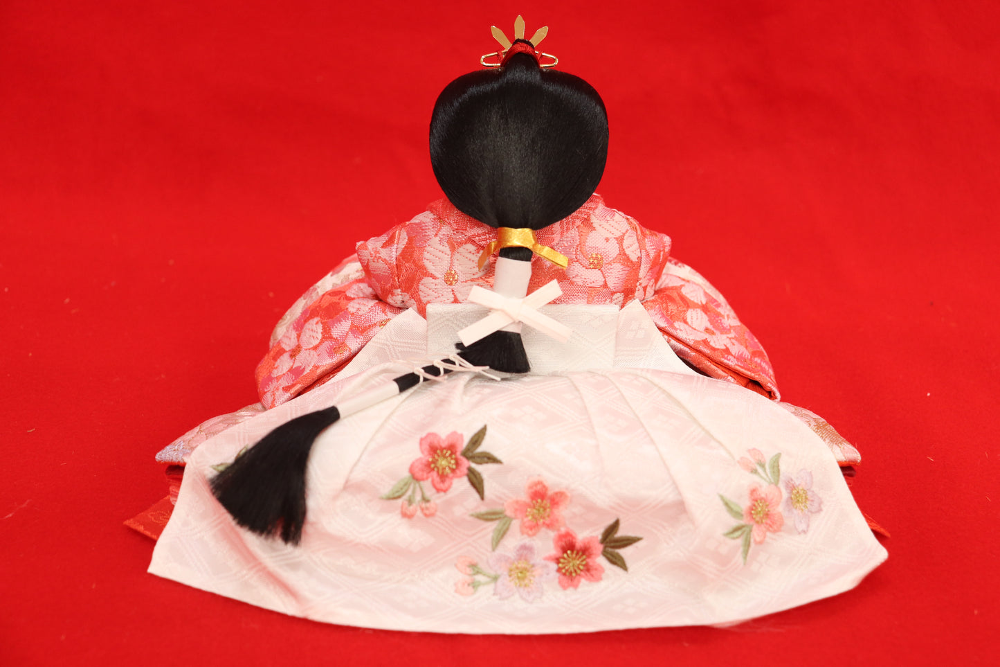 収納五人飾り雛人形セット(60cmx63cmx66cm)