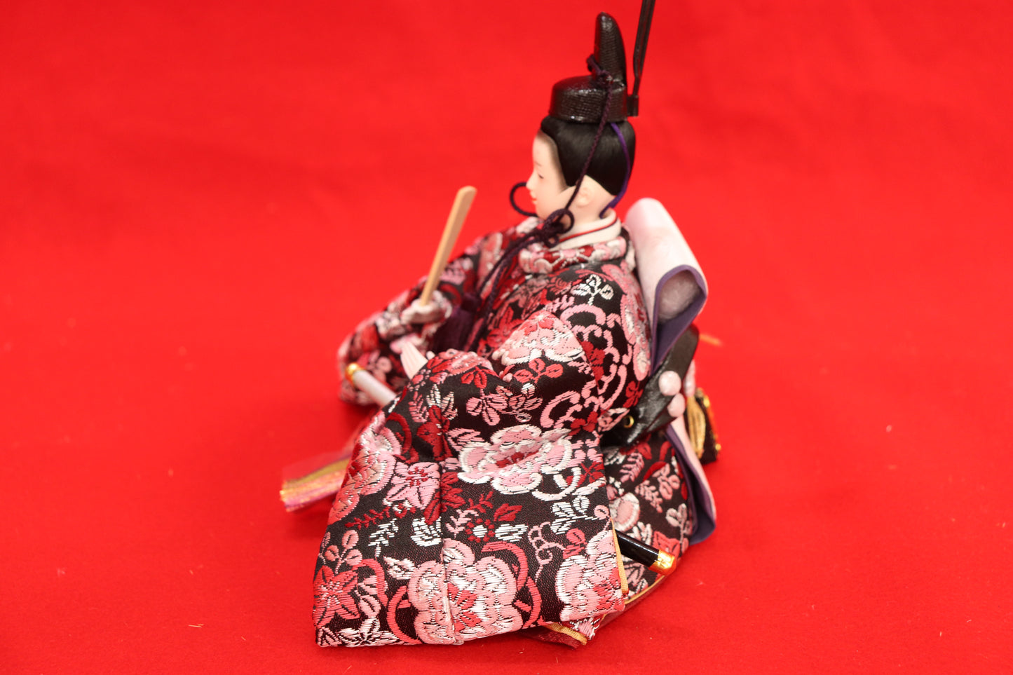 収納五人飾り雛人形セット(60cmx63cmx66cm)