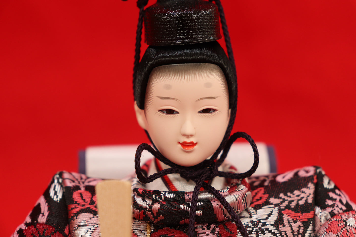 収納五人飾り雛人形セット(60cmx63cmx66cm)