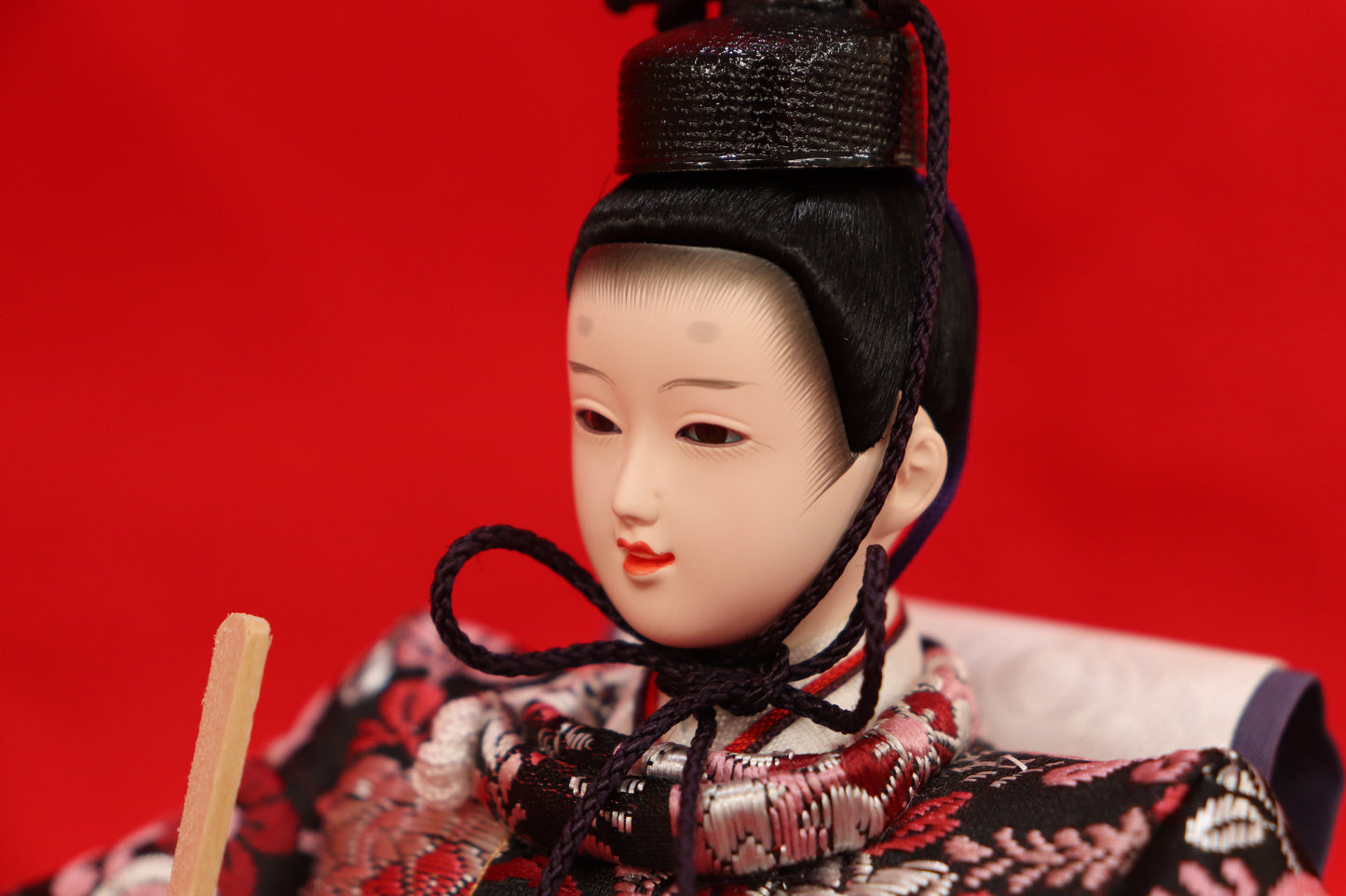 収納五人飾り雛人形セット(60cmx63cmx66cm)