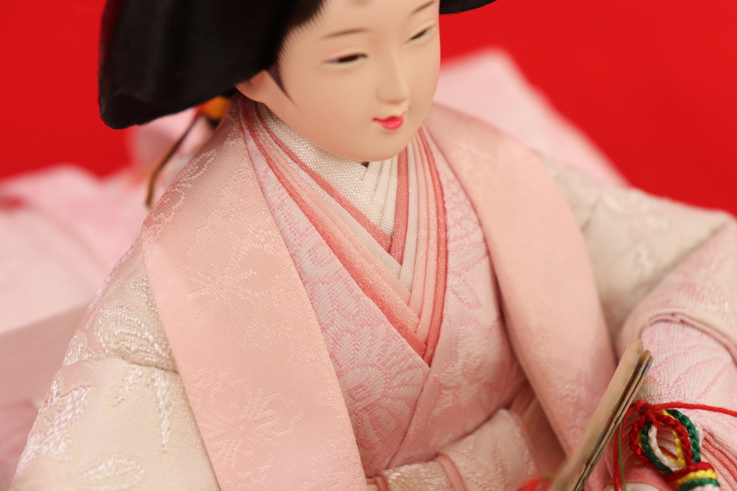 収納五人飾り雛人形セット(60cmx56cmx60cm)