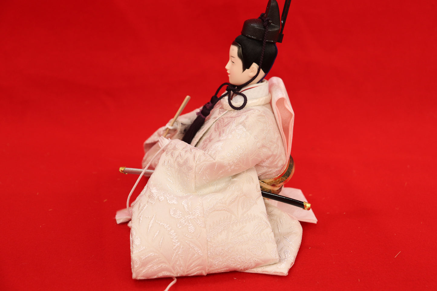 収納五人飾り雛人形セット(60cmx56cmx60cm)