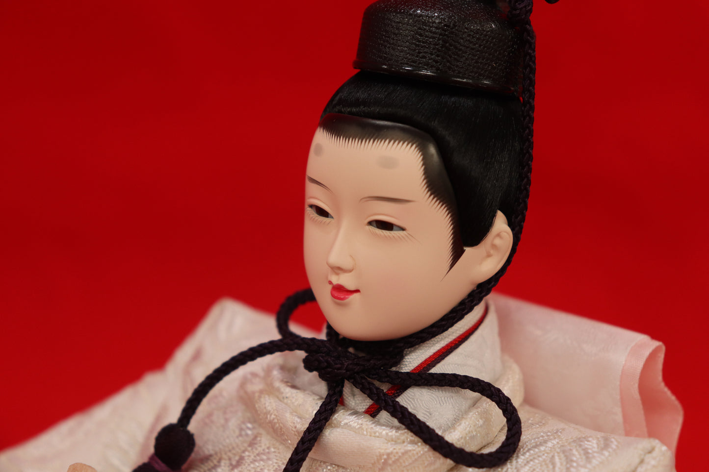 収納五人飾り雛人形セット(60cmx56cmx60cm)