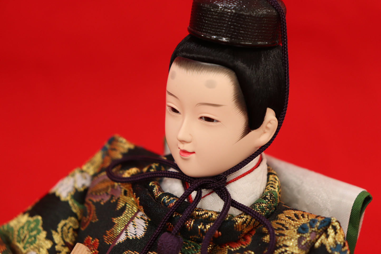 収納五人飾り雛人形セット(55cmx44cmx52cm)