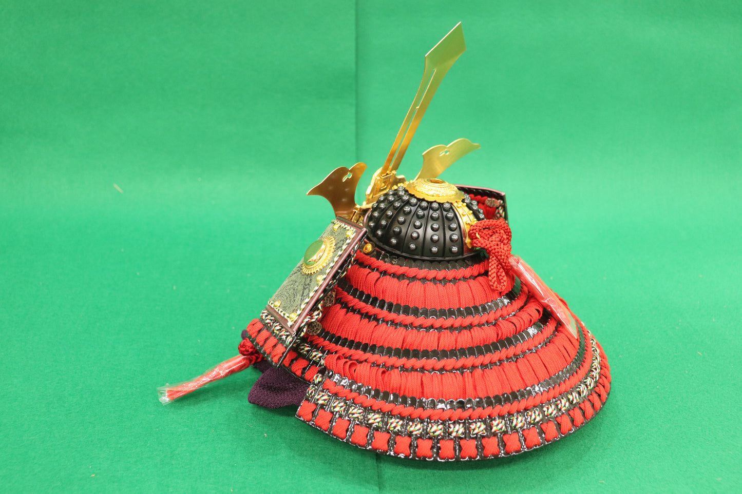 毛利元就 兜平飾り五月人形セット (60cmx40cmx49cm)【送料無料】