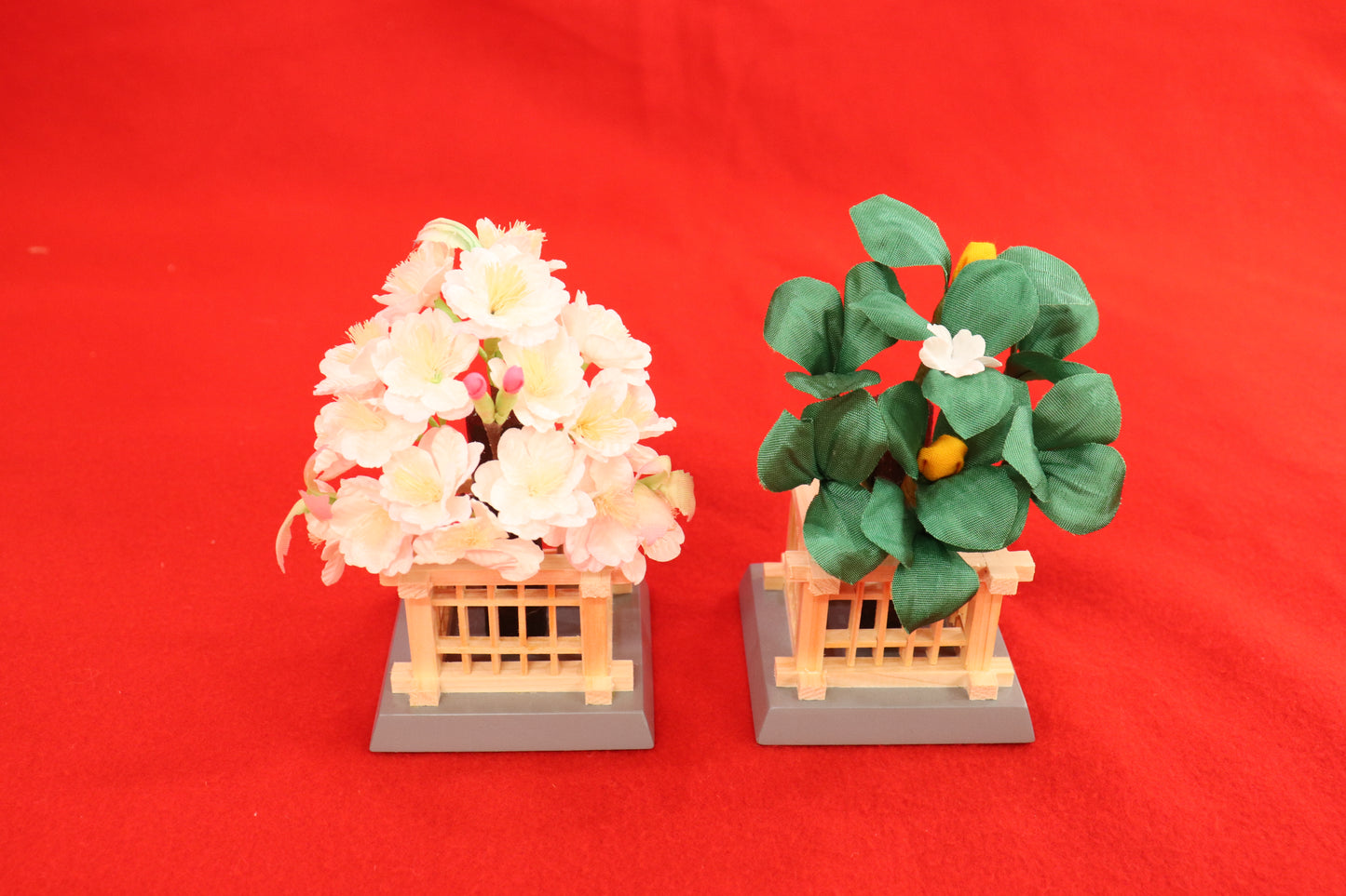 収納五人飾り雛人形セット(60cm×53cm×63cm)