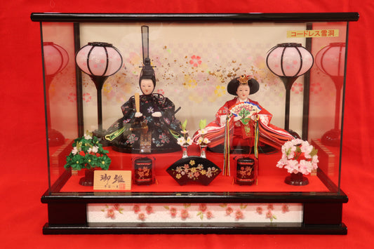 雛人形ガラスケース(46cmx26cmx33cm)