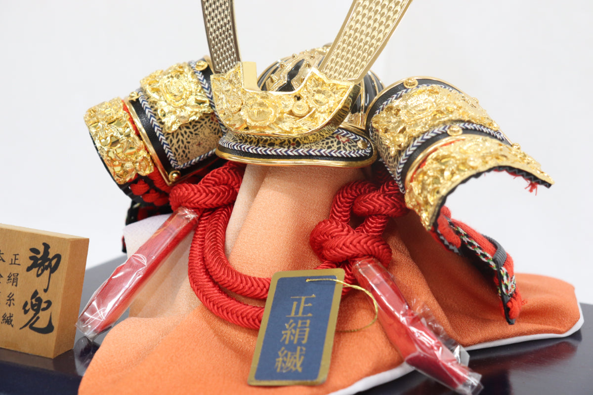 兜平飾り五月人形ケースセット (36cmx30cmx37cm)【送料無料】