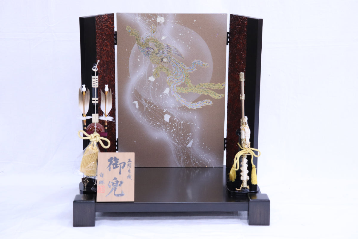 兜平飾り五月人形セット (50cmx33cmx51cm)【送料無料】